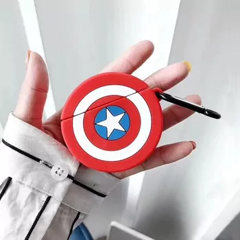 Microsonic Airpods 4.Nesil / ANC Kılıf Cartoon Figürlü Silikon Crtn-Fgr-Cptn-Amrk