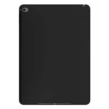 Microsonic Matte Silicone Apple iPad Air 2 (A1566-A1567) Kılıf Siyah