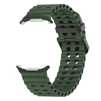Microsonic Samsung Galaxy Watch Ultra 2025 Kordon Flexi Sport Koyu Yeşil