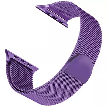 Microsonic Apple Watch Series 11 46mm Kordon Luxe Metal Twist Mor