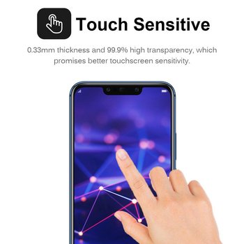 Microsonic Huawei Mate 20 Lite Invisible Privacy Kavisli Ekran Koruyucu Siyah