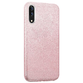 Microsonic Huawei P20 Kılıf Sparkle Shiny Rose Gold