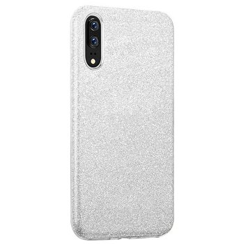 Microsonic Huawei P20 Kılıf Sparkle Shiny Gümüş