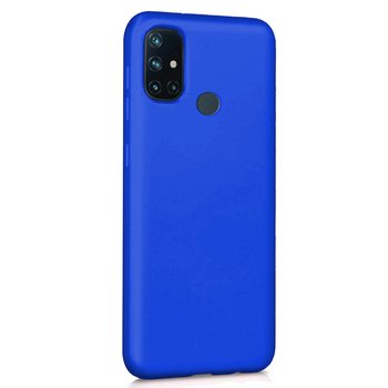 Microsonic  OnePlus Nord N10 5G Kılıf Matte Silicone Mavi