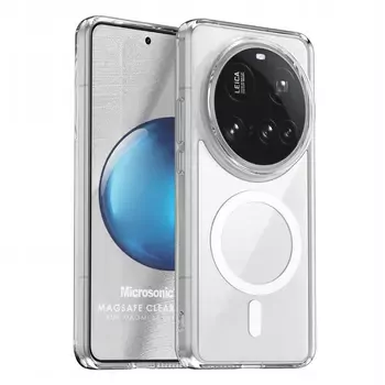 Microsonic Xiaomi 15 Ultra Kılıf MagSafe Clear Sararmaz Şeffaf