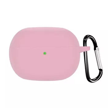 Microsonic Xiaomi Redmi Buds 6 Pro Kılıf Askılı Mat Silikon Pembe