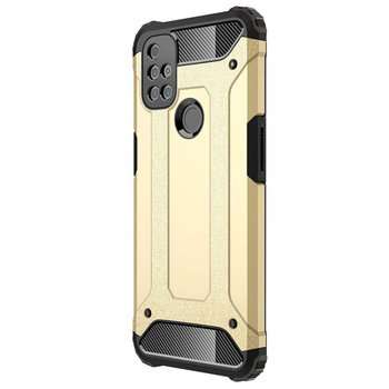 Microsonic OnePlus Nord N10 5G Kılıf Rugged Armor Gold