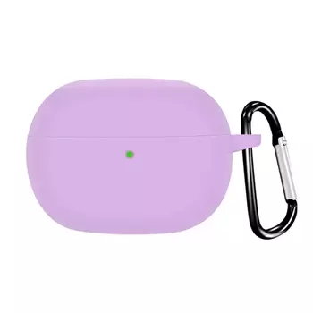 Microsonic Xiaomi Redmi Buds 6 Pro Kılıf Askılı Mat Silikon Lila