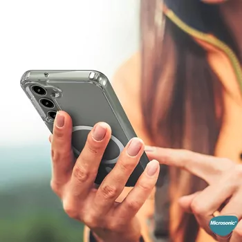 Microsonic Samsung Galaxy A54 Kılıf MagSafe Clear Sararmaz Şeffaf