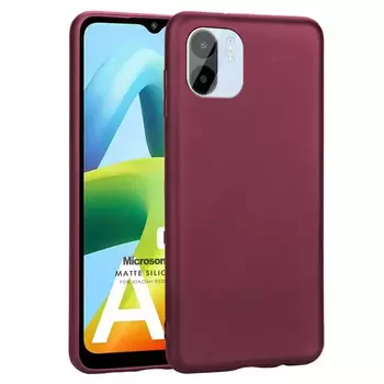 Microsonic Xiaomi Redmi A1 Kılıf Matte Silicone Mor