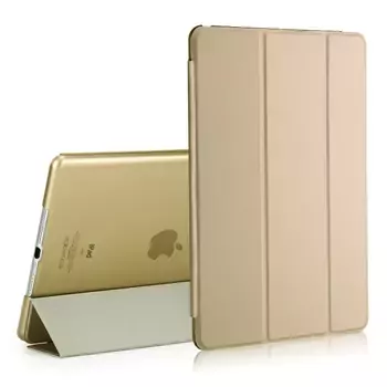 Microsonic Apple iPad 9.7 2017 (A1822-A1823) Smart Case ve arka Kılıf Gold