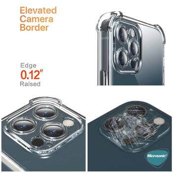 Microsonic Apple iPhone 16e Card Slot Shock Kılıf Şeffaf