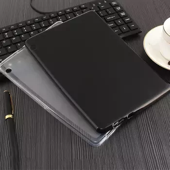 Microsonic Huawei MediaPad T5 10'' Kılıf Transparent Soft Beyaz