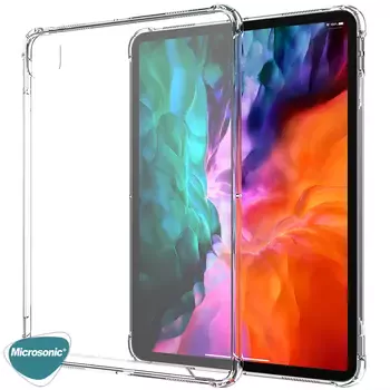 Microsonic Apple iPad Pro 12.9'' 2021 5. Nesil Kılıf (A2378-A2461-A2379-A2462) Shock Absorbing Şeffaf