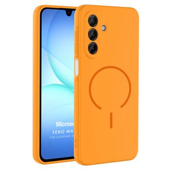 Microsonic Samsung Galaxy A16 Kılıf Zeno MagSafe Turuncu