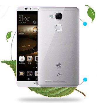 Microsonic Huawei Ascend Mate 7 Kılıf Transparent Soft Siyah