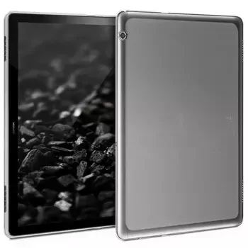 Microsonic Huawei MediaPad T3 10'' Kılıf Transparent Soft Beyaz