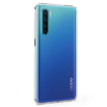 Microsonic Oppo Reno 3 Kılıf Transparent Soft Beyaz