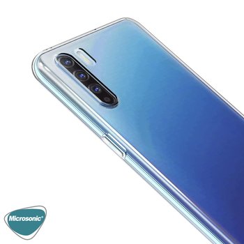 Microsonic Oppo Reno 3 Kılıf Transparent Soft Beyaz