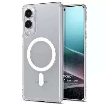 Microsonic Samsung Galaxy S25 Edge Kılıf MagSafe Clear Sararmaz Şeffaf