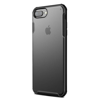 Microsonic Apple iPhone 8 Plus Kılıf Frosted Frame Siyah