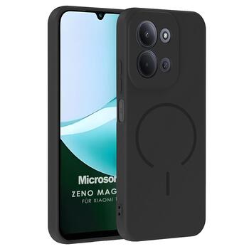 Microsonic Xiaomi Redmi 15C Kılıf Zeno MagSafe Siyah