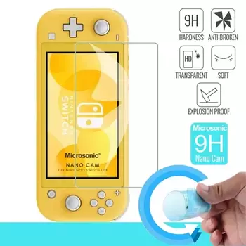 Microsonic Nintendo Switch Lite Nano Glass Cam Ekran Koruyucu