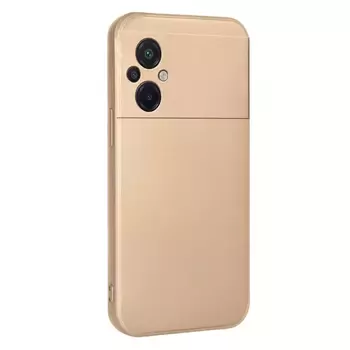 Microsonic Xiaomi Poco M5 Kılıf Matte Silicone Gold