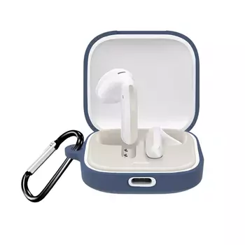 Microsonic Xiaomi Redmi Buds 6 Kılıf Askılı Mat Silikon Lacivert