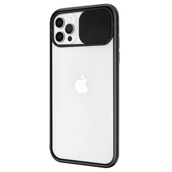 Microsonic Apple iPhone 12 Pro Kılıf Slide Camera Lens Protection Siyah