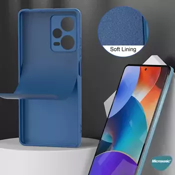 Microsonic Xiaomi Poco X5 5G Kılıf Groovy Soft Koyu Yeşil