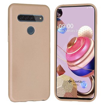 CaseUp LG K51S Kılıf Matte Surface Gold