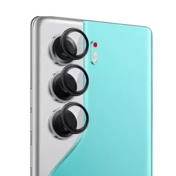 Microsonic TECNO Camon 40 Pro Tekli Kamera Lens Koruma Camı Siyah
