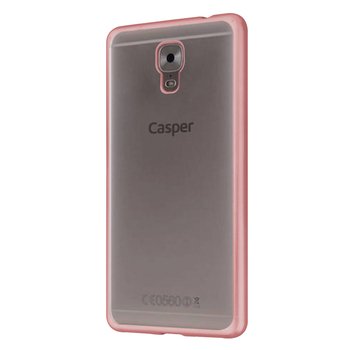 Microsonic Casper Via A1 Plus Kılıf Skyfall Transparent Clear Rose Gold