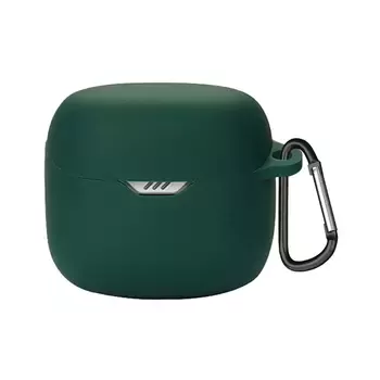 Microsonic JBL Tune Flex 2 Mat Silikon Kılıf Koyu Yeşil