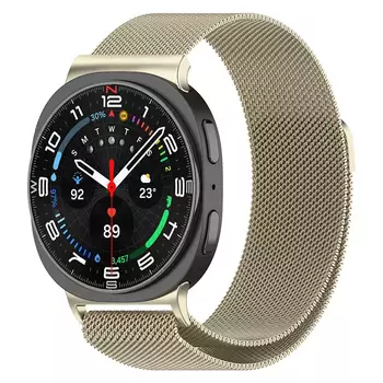 Microsonic Samsung Galaxy Watch 8 44mm Milanese Loop Kordon Sarı