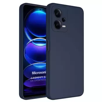 Microsonic Xiaomi Poco X5 5G Kılıf Groovy Soft Lacivert