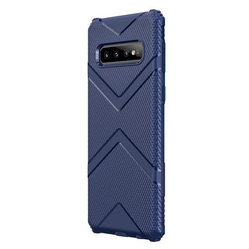 Microsonic Samsung Galaxy S10 Diamond Shield Kılıf Lacivert