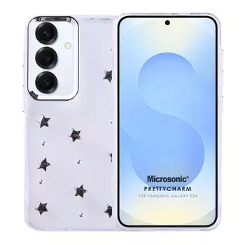 Microsonic Samsung Galaxy S24 Plus Kılıf PrettyCharm Star