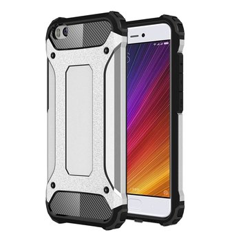 Microsonic Xiaomi Mi 5S Kılıf Rugged Armor Gümüş