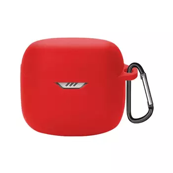 Microsonic JBL Tune Flex 2 Mat Silikon Kılıf Kırmızı