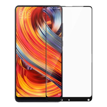 Microsonic Xiaomi Mi Mix 2 Kavisli Temperli Cam Ekran Koruyucu Film Siyah