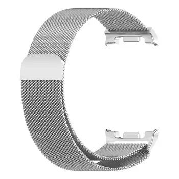 Microsonic Samsung Galaxy Watch 8 44mm Milanese Loop Kordon Gümüş