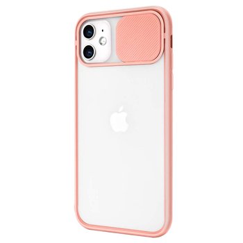 Microsonic Apple iPhone 12 Mini Kılıf Slide Camera Lens Protection Pembe