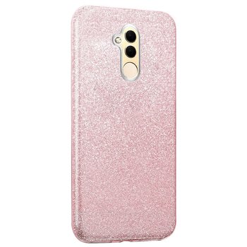 Microsonic Huawei Mate 20 Lite Kılıf Sparkle Shiny Rose Gold