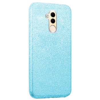 Microsonic Huawei Mate 20 Lite Kılıf Sparkle Shiny Mavi