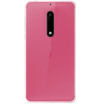 Microsonic Nokia 5 Kılıf Transparent Soft Pembe