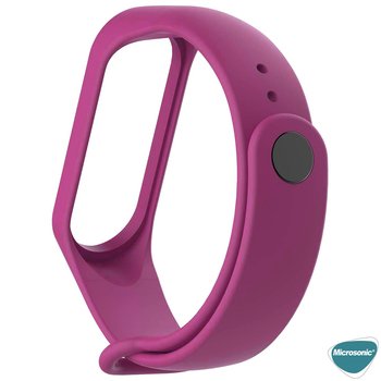 Microsonic Xiaomi Mi Band 5 Silikon Kordon Mor