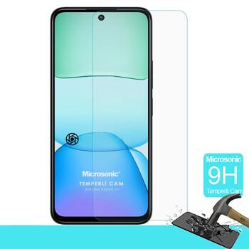 Microsonic Xiaomi Redmi 15 Tempered Glass Cam Ekran Koruyucu