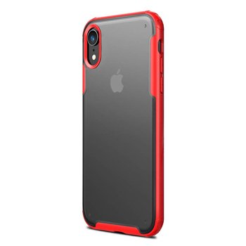 Microsonic Apple iPhone XR Kılıf Frosted Frame Kırmızı